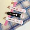 Kawaii Мини Карманный Художественный Канцелярский Нож Express Box Нож Для Бумаги Ремесленная Упаковка Заправляемое Лезвие Школьные Канцелярские Принадлежности
