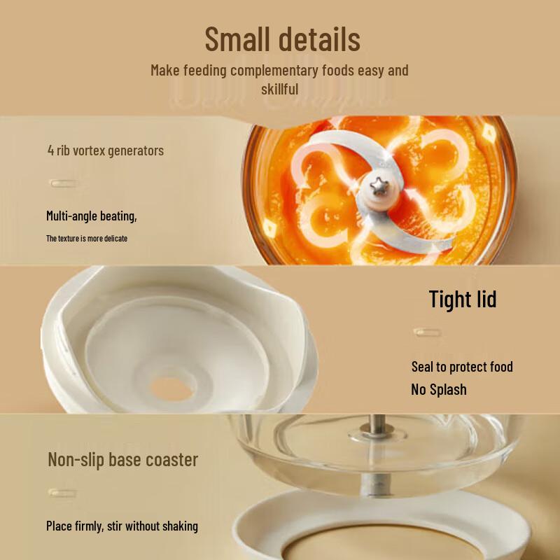 Bear Mini Multi-function Food Processor CN plug (adapter included)