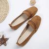 Women Suede Flats Loafers  Spring New Square Toe Casual Walking Shoes Femme Fashion Rerto Dress Shoes Big Size 35-43 Zapatos
