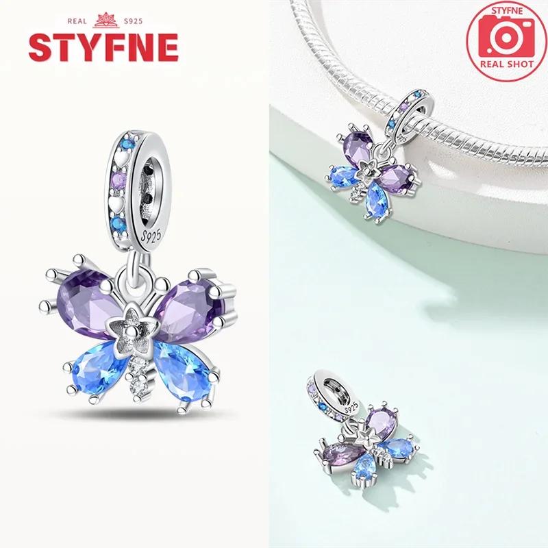 Animal Firefly Green Spring Bird Butterfly Beads Fit Bracelet Charms Copper Original Jewelry Making Women Anniversary Gift