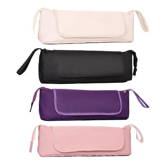 Сумка для хранения парикмахерских инструментов, дорожный чехол для инструментов для укладки волос, органайзер для парикмахерских инструментов с термостойким ковриком для выпрямителей и плоек