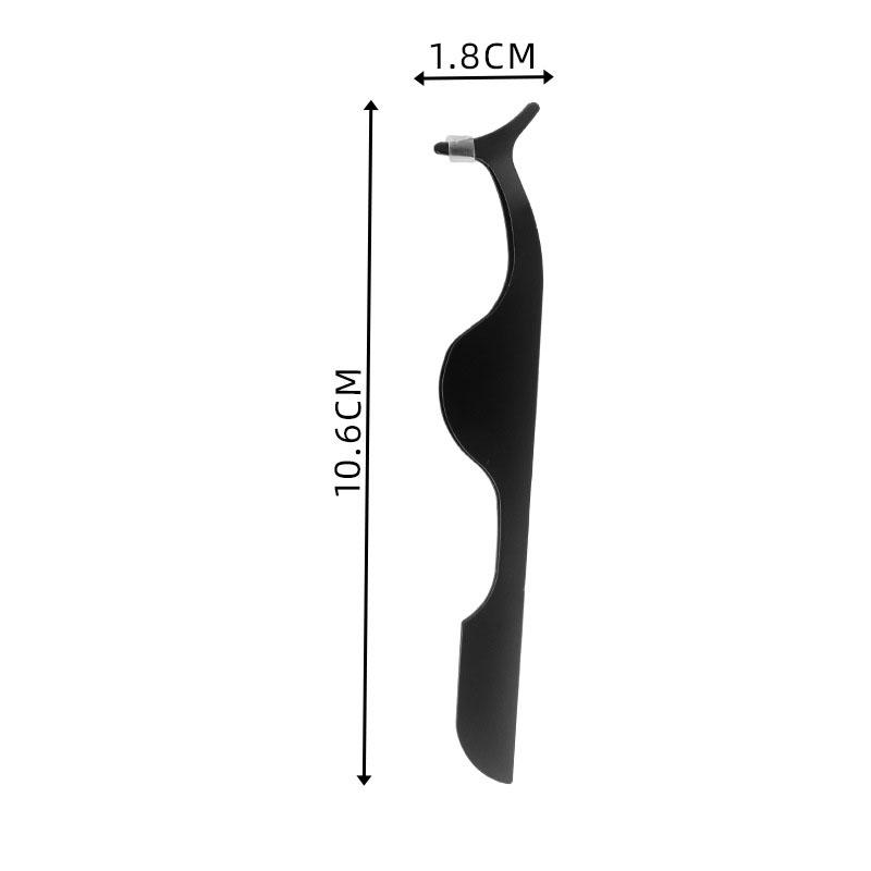 Щипцы для завивки ресниц, прямая стальная расческа, складная щеточка для бровей с двойной головкой, многофункциональный косметический инструмент, 4 набора накладных ресниц