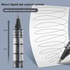 Гелевая ручка Uni Ball Прямая шариковая ручка Набор UB-150 0,5/0,38 мм Черные, синие, красные чернила Офисные школьные канцелярские принадлежности