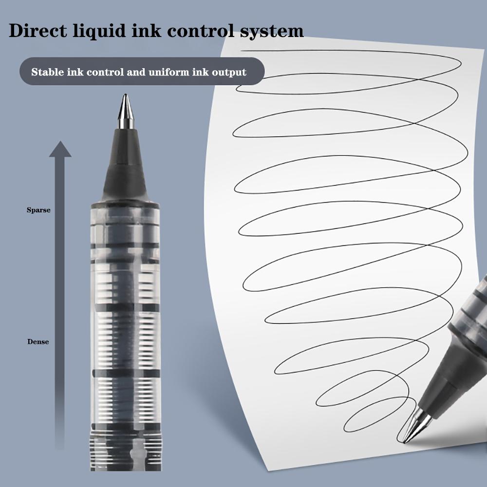 Гелевая ручка Uni Ball Прямая шариковая ручка Набор UB-150 0,5/0,38 мм Черные, синие, красные чернила Офисные школьные канцелярские принадлежности