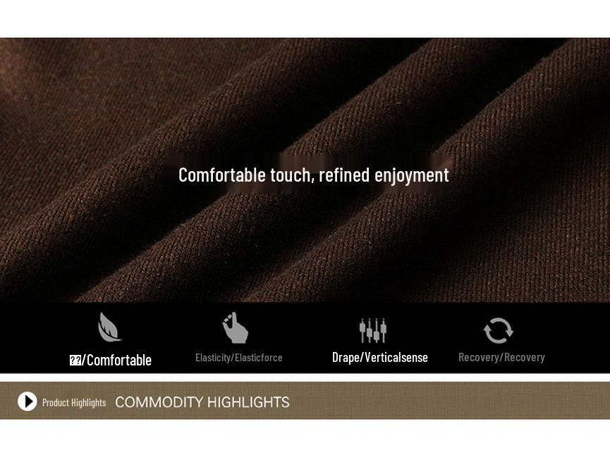 Мужской вязаный свитер с высоким воротником из смесовой шерсти с подкладкой из бархатного флиса