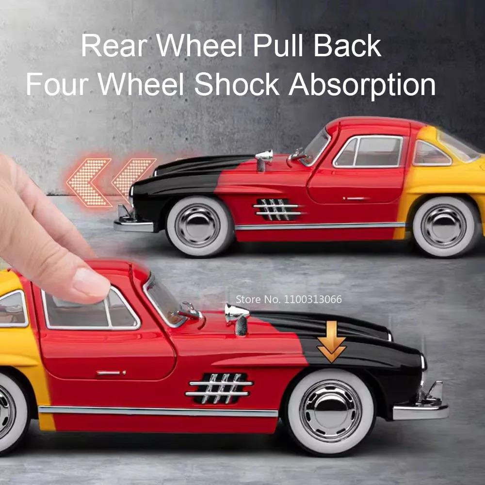 1:22 300SL Lambor V12 GT Автомобили Игрушки Модели из сплава со светом и звуком Миниатюрный Винтажный Автомобиль Оттянуть Назад Транспортные Средства Детские Подарки для Взрослых