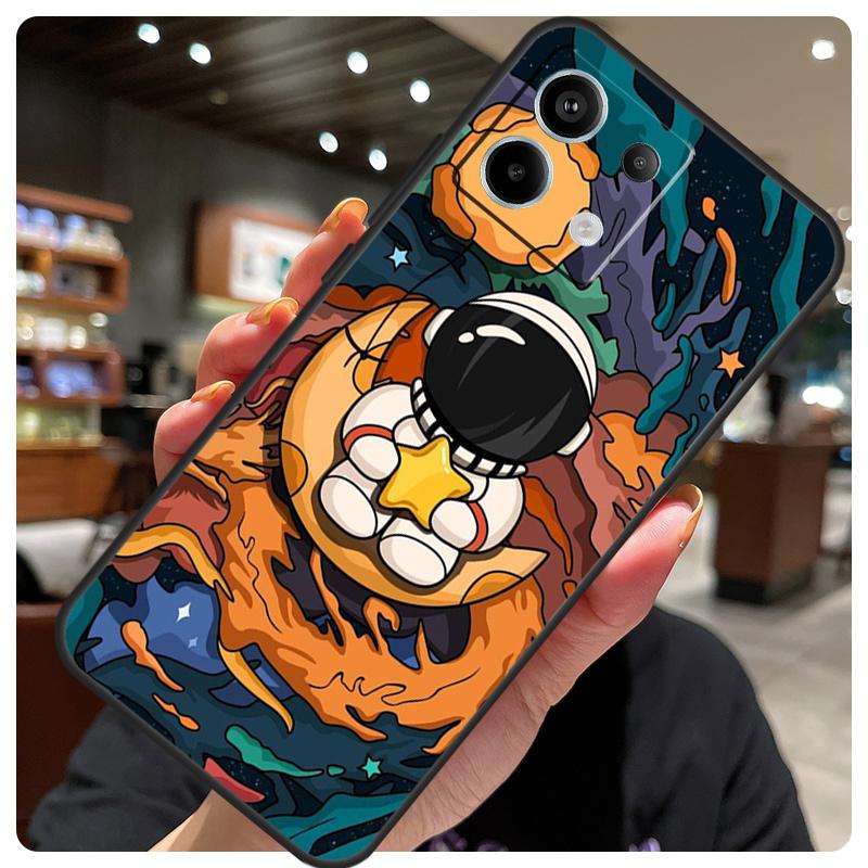 Милый чехол Звездный Астронавт Для Xiaomi Redmi Note 12 9 10 11 13 14 15 Pro Plus Чехол Для Redmi 13C 12C 10C 14C 15 C