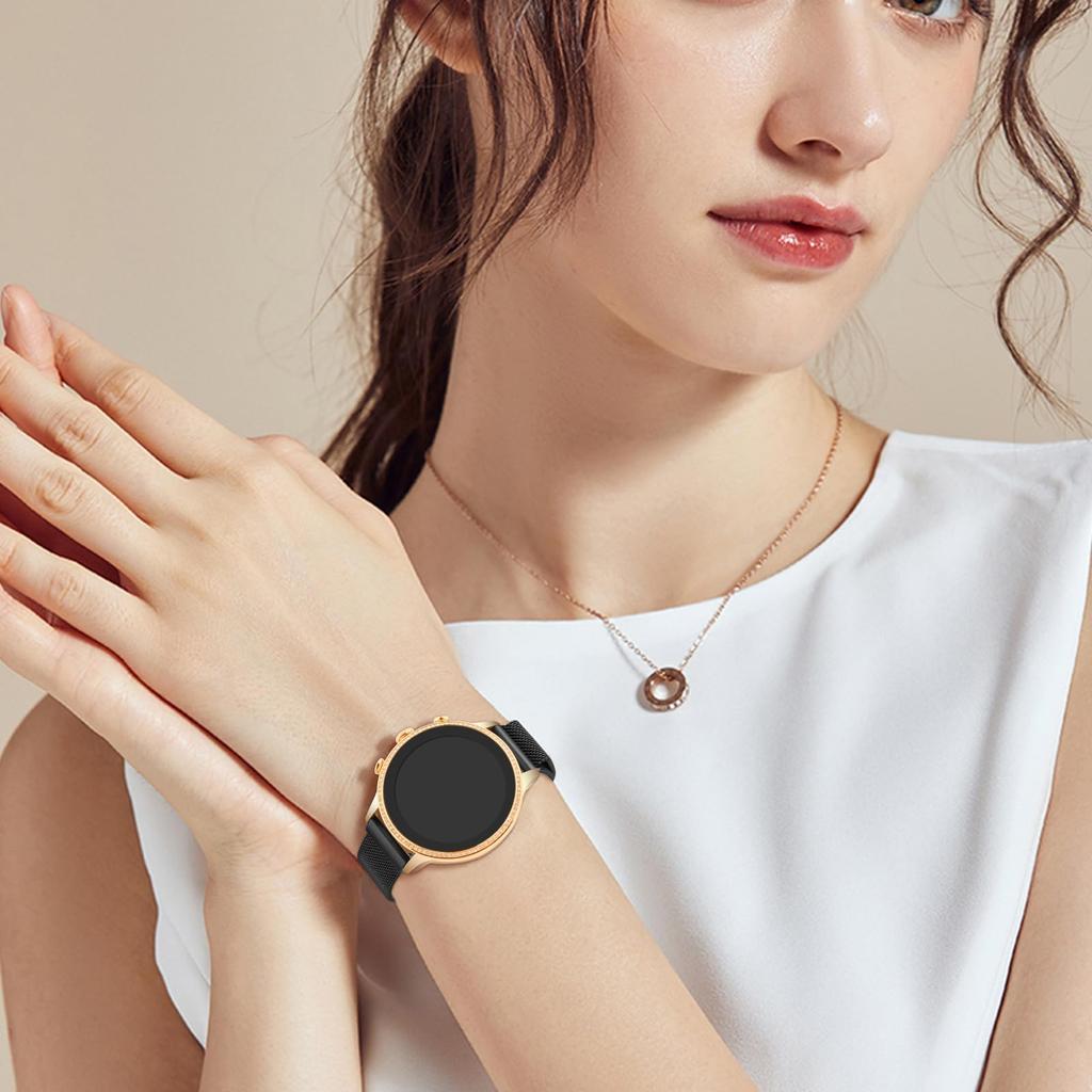 For Huawei Watch GT 5 Pro 42mm/GT 5 41mm Watch Band Magnetic Milanese Stainless Steel Strap