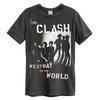 Amplified The Clash Westway To The World Мужская темно-серая футболка The Clash