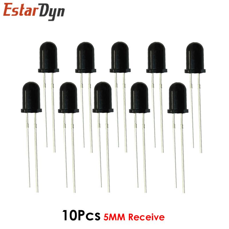10Pcs 3MM 5MM 850nm LEDs Infrared Emitter and IR Receiver Diodes Infrared To Tube For Arduino