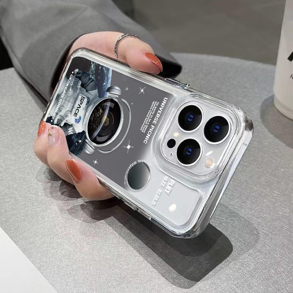 Space Phone Case for iPhone 13 11 15 ProMax OPPO A15S A57 A77 Sangsung A55 S24 VIVO Y21 Y21S XiaoMi Redmi 13C 9A Note 13 11 Huawei Honor Mate 30 40
