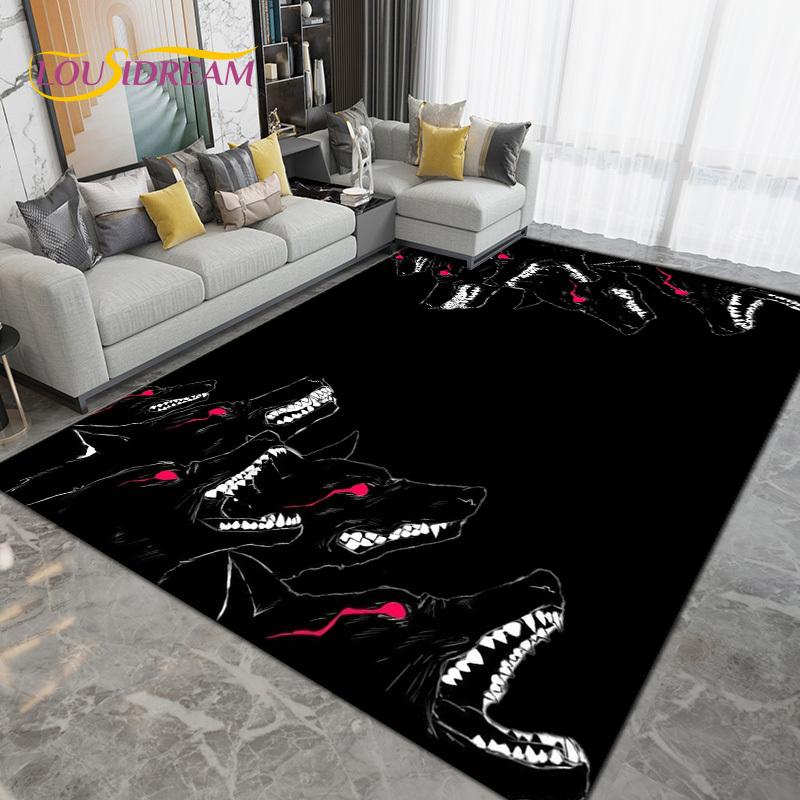 Wolf Wolf Spirit Series Area Rug Large, ковровое покрытие для гостиной, спальни, дивана, кухни, ванной комнаты, коврик для двери, нескользящий напольный коврик в подарок