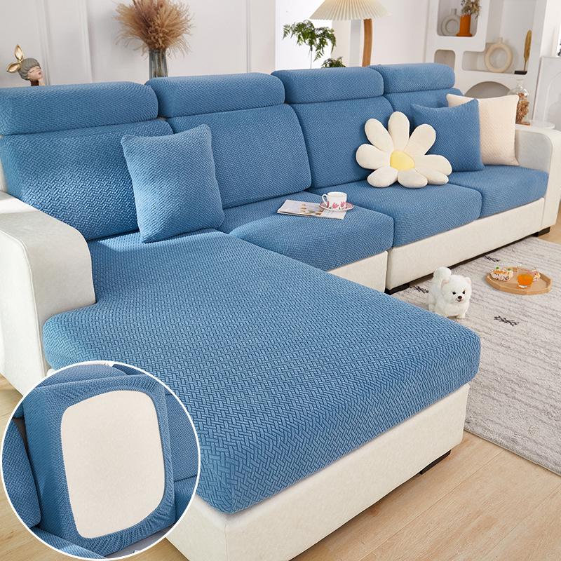 Universal Elastic Sofa and Cushion Cover Set - All-Inclusive, Four Seasons Adjustable Fit
