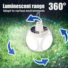 Portable Outdoor Folding Light Solar/Usb LED Soccer Bulb Flashlight for Camping Hiking Fishing Serves Handheld Emergency Lamp