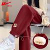 Женские красные джоггеры Huili с флисовой подкладкой