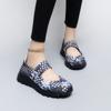 Summer Mary Jane Sandals Lady Handmade Braid Sandals Women Color Weave Girl Beach Shoes Plus Size
