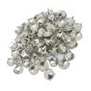 100pcs 12mm Cone Spike Metal Stud Rivet Punk Shoes Bag Clothes Accessories