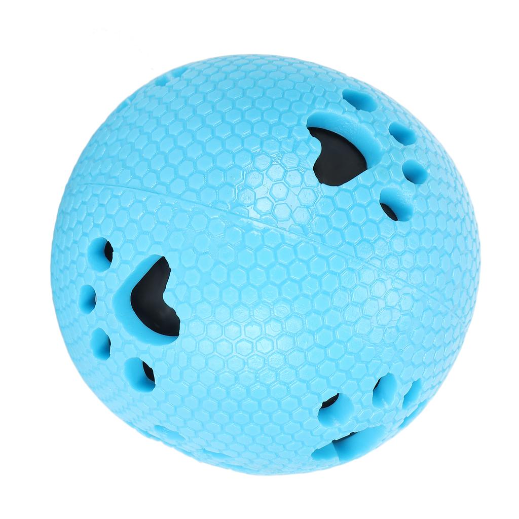 Нетоксичный Уличный Моющийся Мяч Собака Чистый Прорезывание Зубов Жевательные Игрушки Колючий Зоотовар(Синий отпечаток лапы )