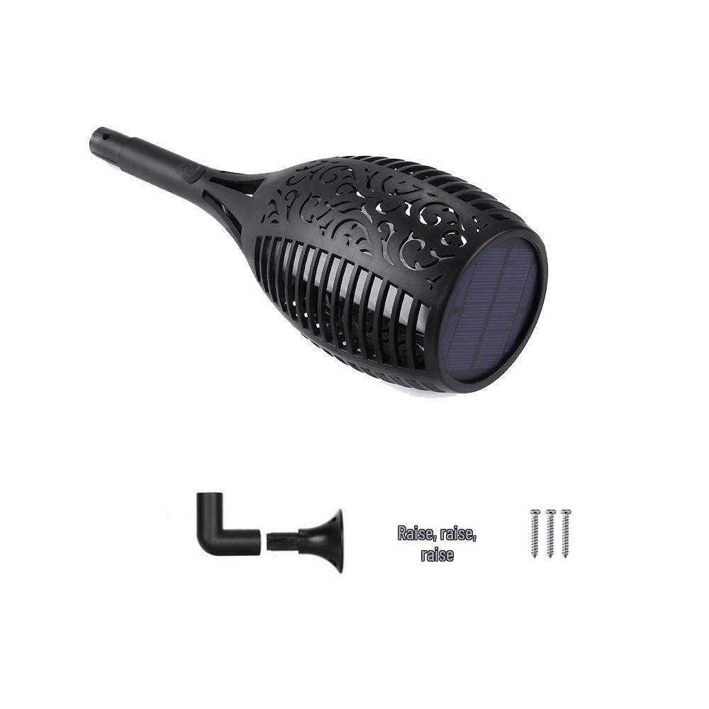 Трансграничные солнечные огни-факелы на колышках для сада и газона