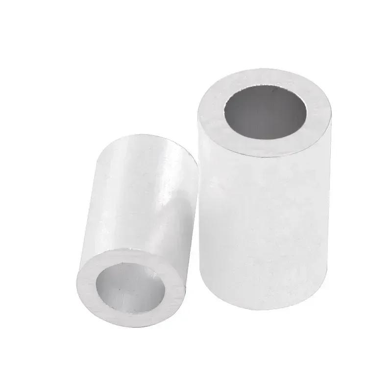 M1 to M10 Full Size Steel Wire Cable Rope Fixing Clip Circular Aluminum Ferrules Round Crimping Loop Clamps Quantity 10--200pcs
