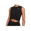 Nike Solid Quick-Dry Breathable Sleeveless Sports Tank Top Women Tops Black 930493-010