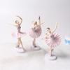 3Pcs Dancing Girl Fashion Toy Elegant Party Home Home Long Service Decoration Life Ballet Girl Cake Picks