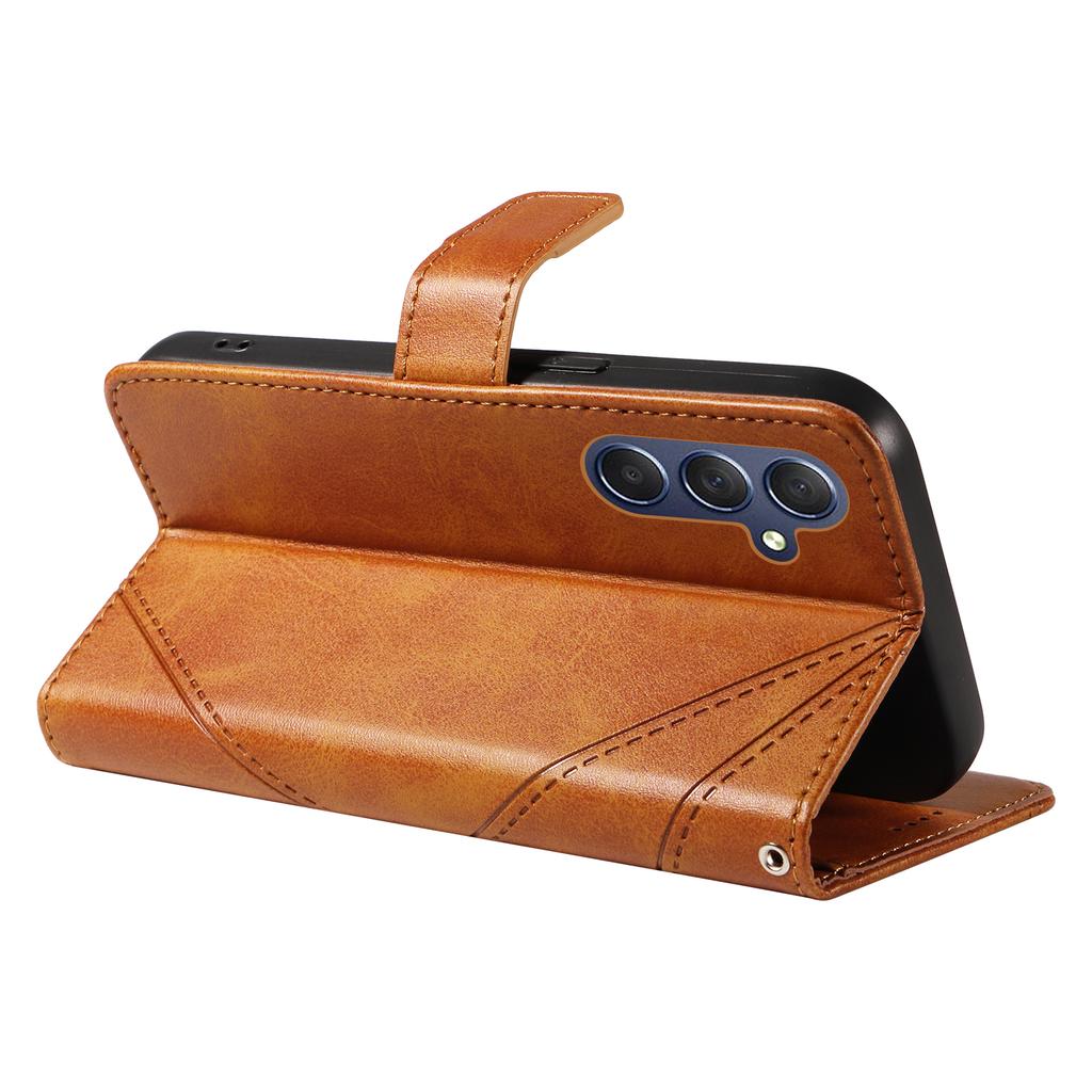 For Samsung Galaxy A15 5G Case Flip Geometric Line Leather Phone Cover