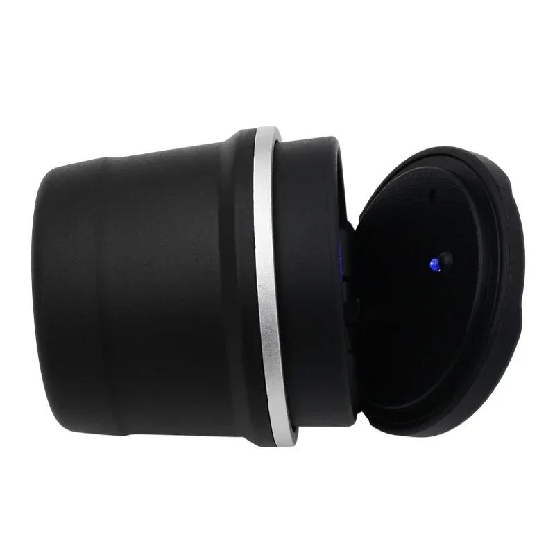 Hots 1 PCS Car Truck LED Cigarette Smoke Ashtray Blue LED Light Ashtray Box For Mercedes Benz AMG GLC GLE CLA GLA W205 W211 W21