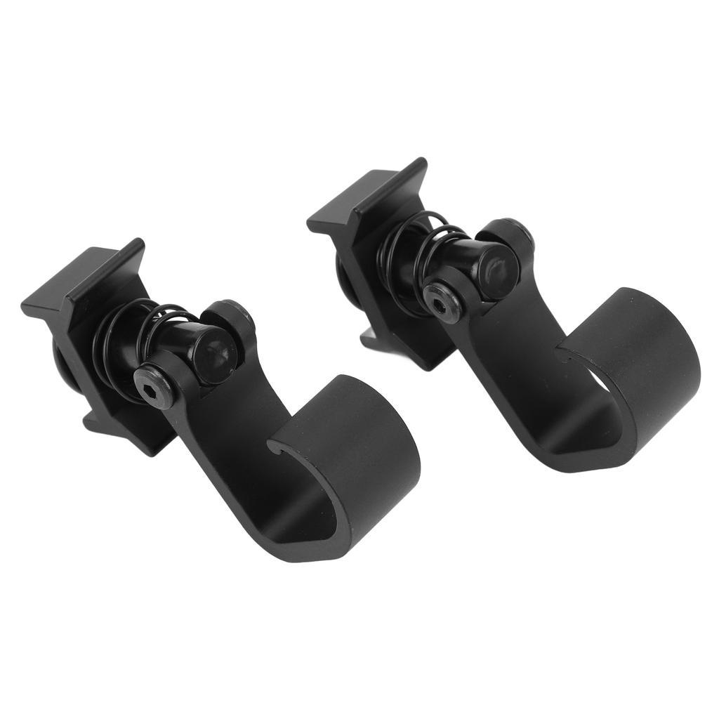 1 Pair L Rail Tie Down Anchor Point 360 Degree Rotation Base Tie Down Single Stud Fitting Hook for Truck Trailer UTV