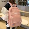 Новый школьный рюкзак большой вместимости для девочек, корейская версия, милый нейлоновый детский рюкзак для ученика начальной школы, 4, 5, 6 класс, ранец