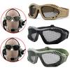 Outdoor Tactical Paintball Goggles Steel Wire Mesh Eye Protective Airsoft Glasses Eye Game Protector