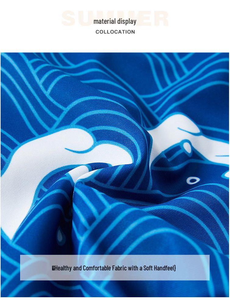 Boys' 2025 Quick-Dry Swimsuit Set – Split Style for Kids & Toddlers