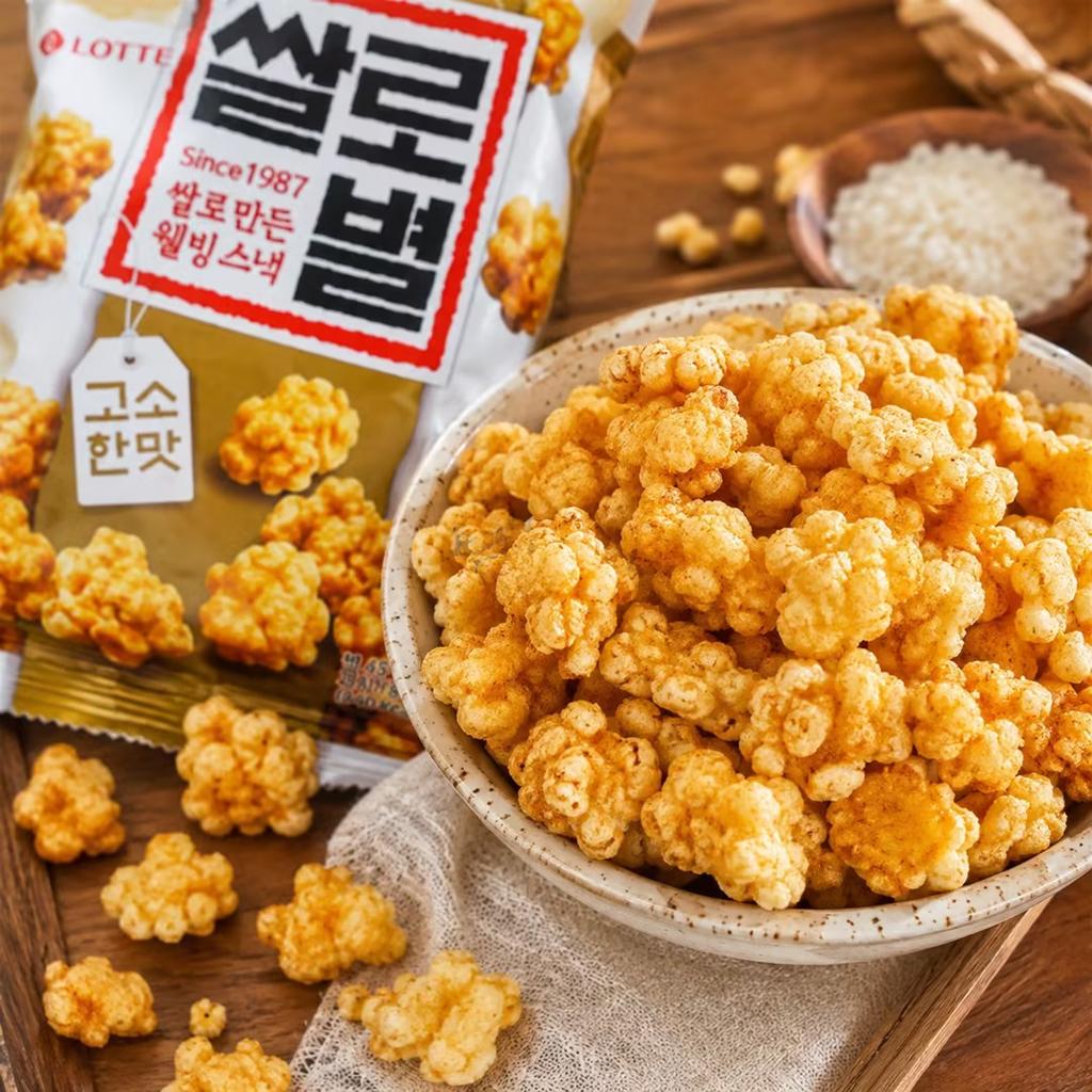 Хрустящий рисовый снек Lotte 78 г