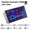 Автомобильная магнитола Android Car-Play для Toyota Avensis T250 2003-2008, Мультимедийный плеер, Головное устройство, Стерео, GPS-навигация, BT, WIFI, 2+64 ГБ
