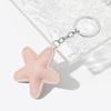 Модный брелок в форме звезды, держатель для ключей автомобиля, красочный кулон, кожаный брелок, подвесной аксессуар