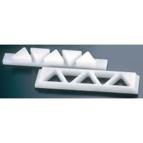 Sumibe Techno Plastics Sumitomo PE Rice Ball Mold with Press-On Lid (A) Kansai Style, 5 Holes, Large, FOA5L