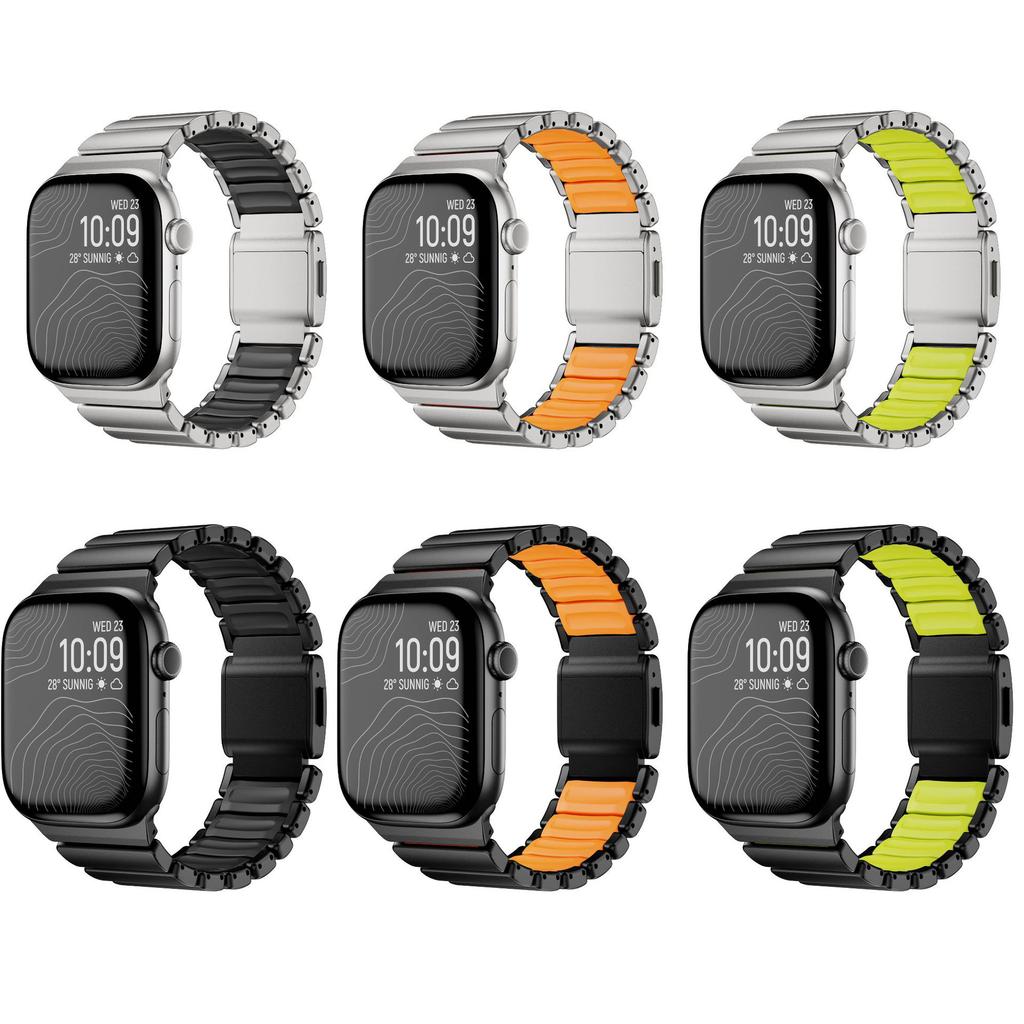 Роскошный титановый магнитный ремешок для Apple Watch 49 мм 46 мм 45 мм 44 мм Магнитная лента для IWatch Series Ultra 11 10 9 8 7 SE