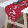 With Tassel Red Chinese Style Table Runner Cotton Linen Table Cover TableCloth  Wedding Party