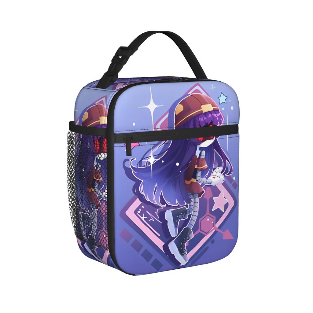Murder Drones Insulated Lunch Bags Cooler Bag Reusable,Lunch Container Romance Comedy Portable Tote Lunch Box Bento Pouch