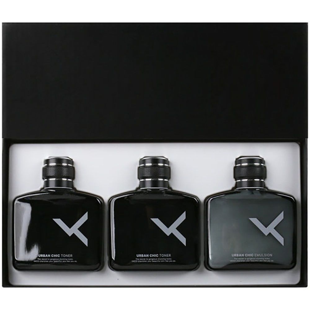 2 toners and 1 lotion for men with gentle ingredients that are excellent for soothing the skin.