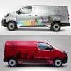 Боковая наклейка автомобиля для Citroen Dispatch Jumpy Peugeot Expert Minivan Camper Van Mountain Graphics наклейка аксессуары для автотюнинга