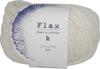 Flax K Medium Pack of 0241 Yarn, Weight, Col. 11, White, 25g, Approx. 62m, 5,
