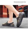 Men's Trendy Plus Size Closed-Toe Clog Sandals - Breathable Fashion Outdoor Slippers