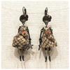 [R6242] - Designer Sleepers 'Lilipoupettes' (articulated Doll) Brown - 60x30 Mm