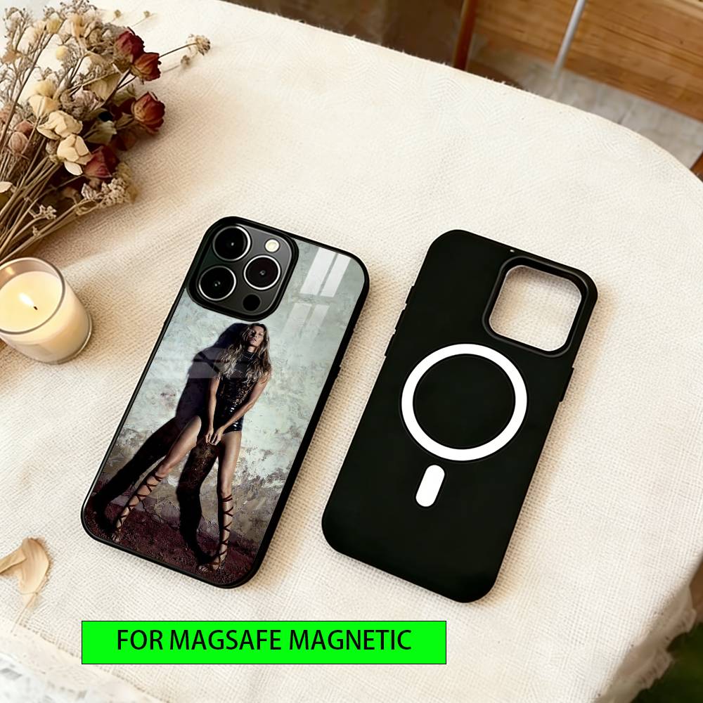 Чехол для телефона Gisele Bundchen Магнитный с Magsafe Беспроводная зарядка Для iPhone17,16,15,14,13,12,11 Plus,Pro