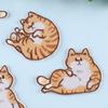 6 Pcs Cartoon Cats Sew On Patches Applique Patches Animal Iron On Patches Kitten Embroidered Patches Repair Patches