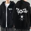 Rock Band My Chemical Romance Mcr Dead Zipper Hoodie Black Parade Punk Emo Zip Up Sweatshirt Men Fashion Hoodies Jacket Coats