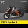 1/12 KTM 1290 Super DUKE R Alloy Sports Motorcycle Model Diecasts Street Track Racing Motorcycle Model Simulation Kids Toys Gift