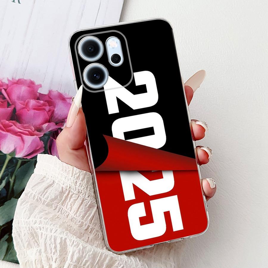 Чехол для телефона OPPO Reno14 F 5G Capa Мягкий силикон Новый цветочный Защитная задняя крышка Для Oppo Reno 14F 14 F CPH2743 Fundas Coque