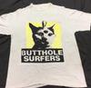 Редкая футболка с коротким рукавом Butthole Surfers 1990 года, белая, размеры S - 5XL